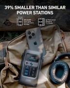 Anker Solix C300 DC Power Bank Station 288Wh Portable Power Station, 300W Solar Generator
